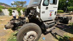 Crisis camiones recolectores basura Cojutepeque