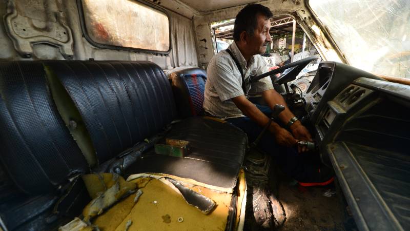Crisis camiones recolectores basura Cojutepeque