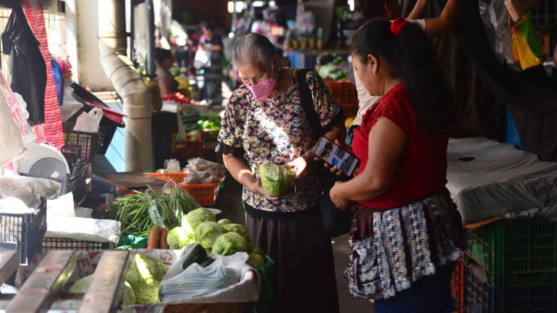 Precio de canasta basica en Mercado Central