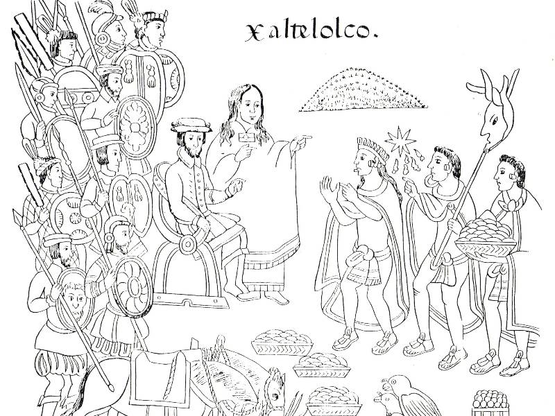 La Malinche en el lienzo de Tlaxcala