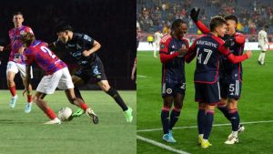 Leonardo Menjivar Festejo New England Revolution