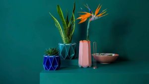 Maceta de origami eco amigable