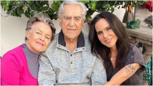 Kate del Castillo junto a sus padres: Eric del Castillo y Kate Trillo Graham.