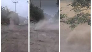 imágenes de la emanación de gases en cantón el carmen colonia escalón