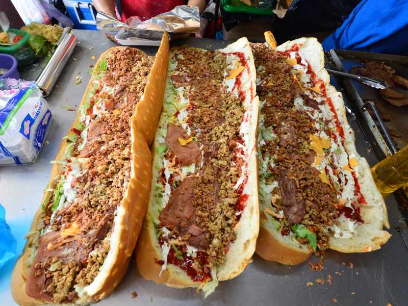 Tortas gigantes de Santa Tecla, tortas El Chapn