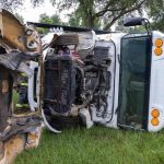Accidente autobus agricola Manion Florida