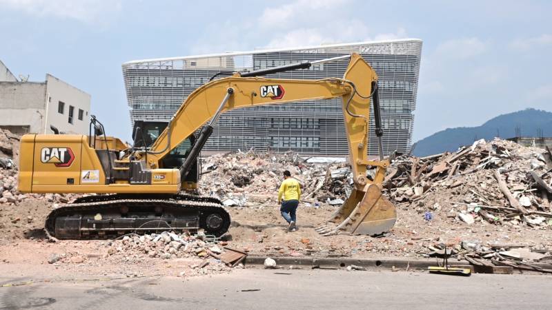 Demolicion en el centro historico SS