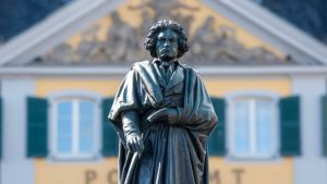 Escultura de Beethoven