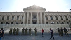 Destrucción Palacio Nacional