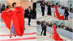 Modelo italiano en fotos de Kylie Jenner en la Met Gala 2023