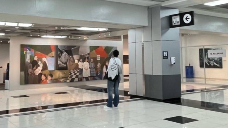 Nueva ubicacion de pintura de san Romero en aeropuerto