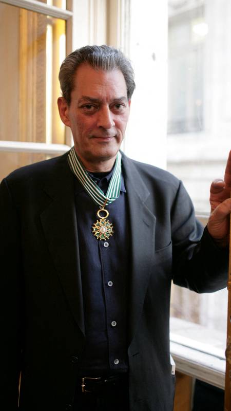 Escritor estadounidense Paul Auster