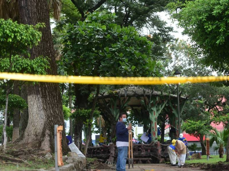 Quiosco del parque Bolívar demolido