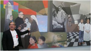 Retiro de pintura de San Romero en el aeropuerto, otro "daño a la memoria"