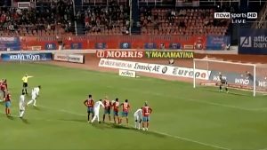 golazo penal grecia video viral futbol uefa europa