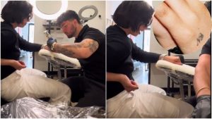 Angela Aguilar- tatuaje- Christian Nodal