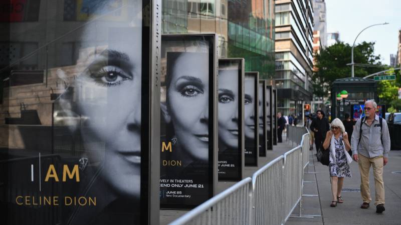Celine Dion estrena el documental sobre su vida en Nueva York