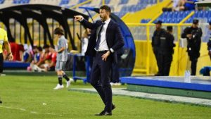 Primer partido de eliminatorias mundialistas para copa del mundo 2026 en Norte Amrica. El Salvador vs Puerto Rico, estadio Cuscatln.
