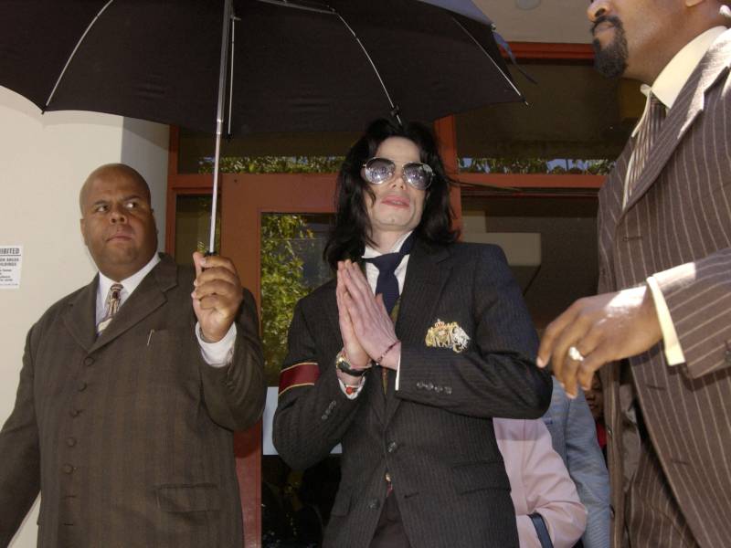 Michael Jackson en juicio en Santa Barbara en 2005