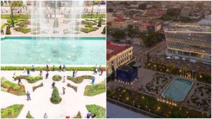 Plaza Centroamérica en el Centro Histórico de San Salvador