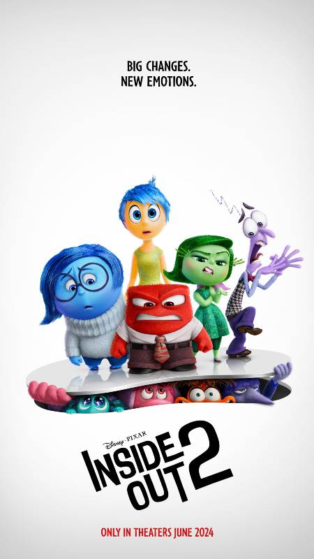 Póster del filme Intensamente 2 de Pixar-Disney