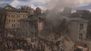 Ataque de Rusia a un hopistal Ucrania