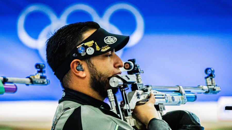 CANCHA Israel Gutierrez prueba Rifle Aire Olimpicos Paris 2024 (1)