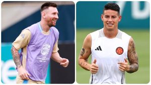 Messi y James