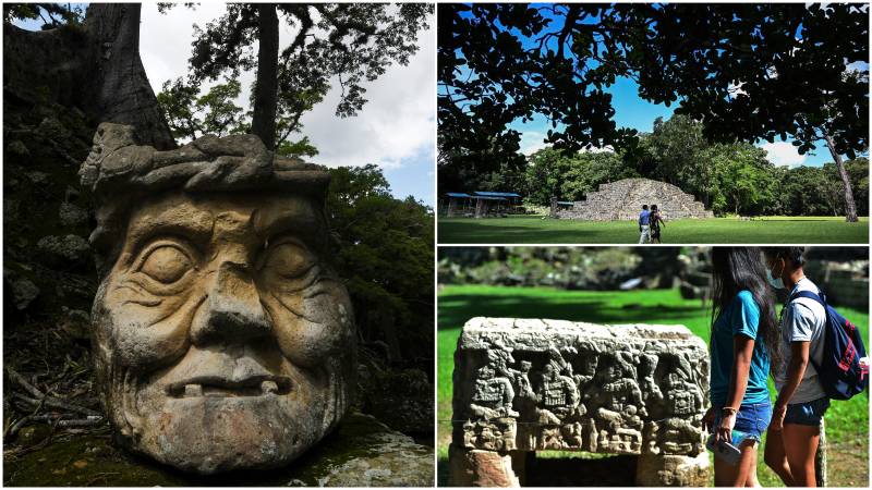 Sitio arqueológico Copán en Honduras