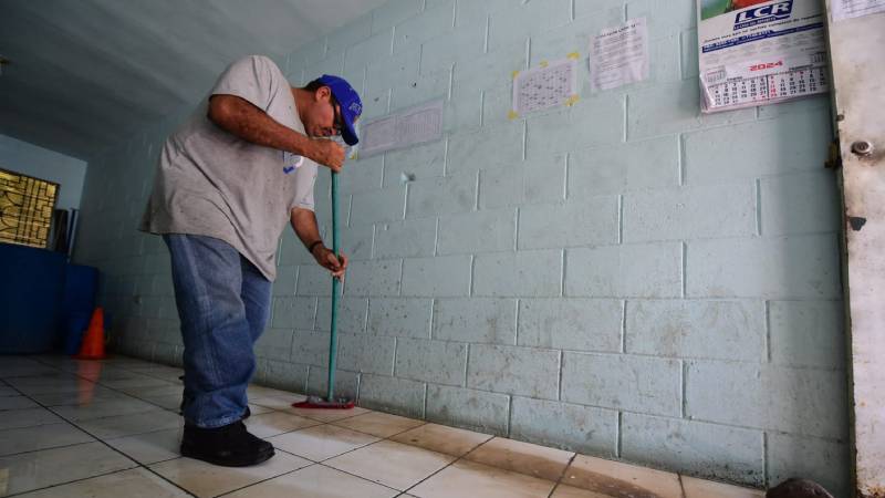 Inundaciones en col. Montelimar Olocuilta