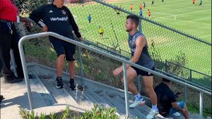 Eriq Zavaleta Entreno Galaxy