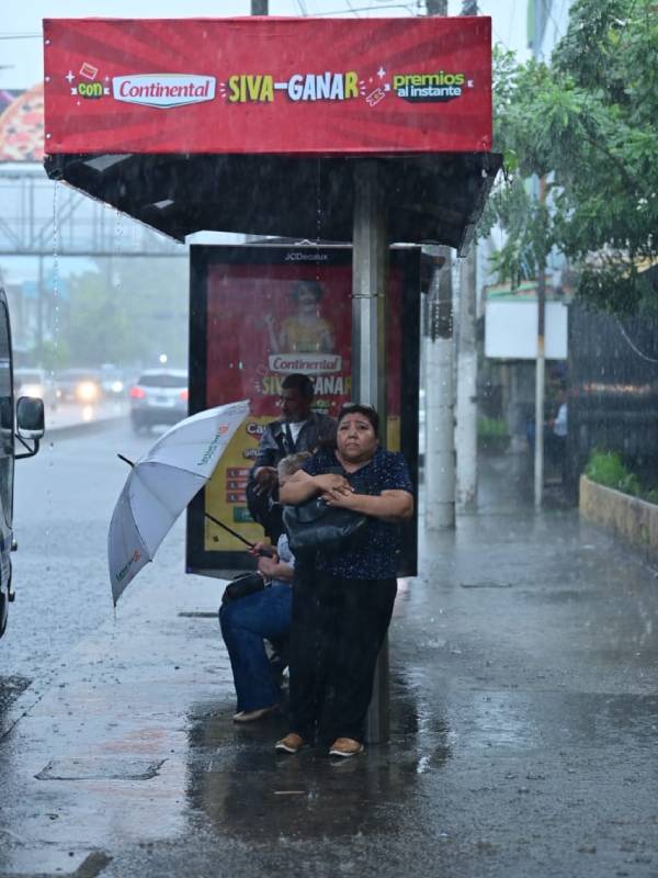 Lluvias en San Salvador