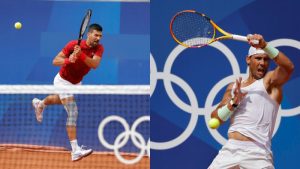 Rafael Nadal Novak Djokovic Paris 2024