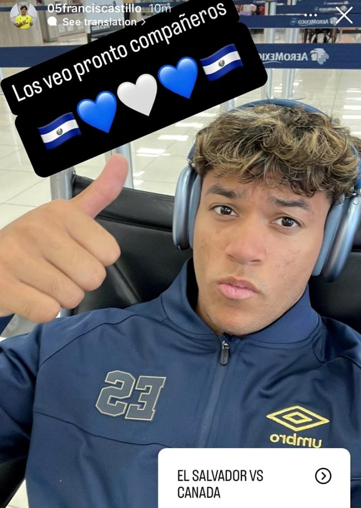 francis castillo el salvador selecta sub-20 futbol premundial concacaf 2024 ok