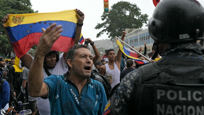 protestas Venezuela elecciones Nicolas Maduro