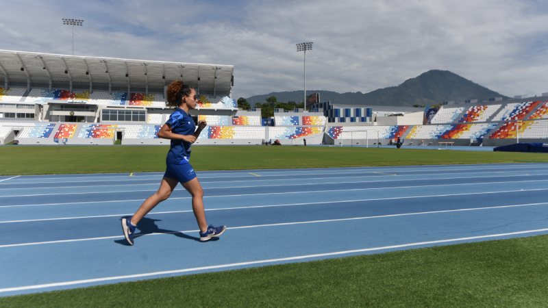 Historia de Sandra, atleta con discapacidad visual