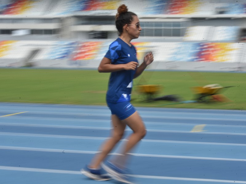 Historia de Sandra, atleta con discapacidad visual