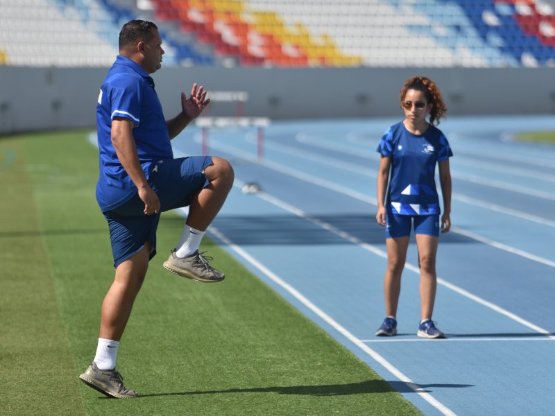 Historia de Sandra, atleta con discapacidad visual