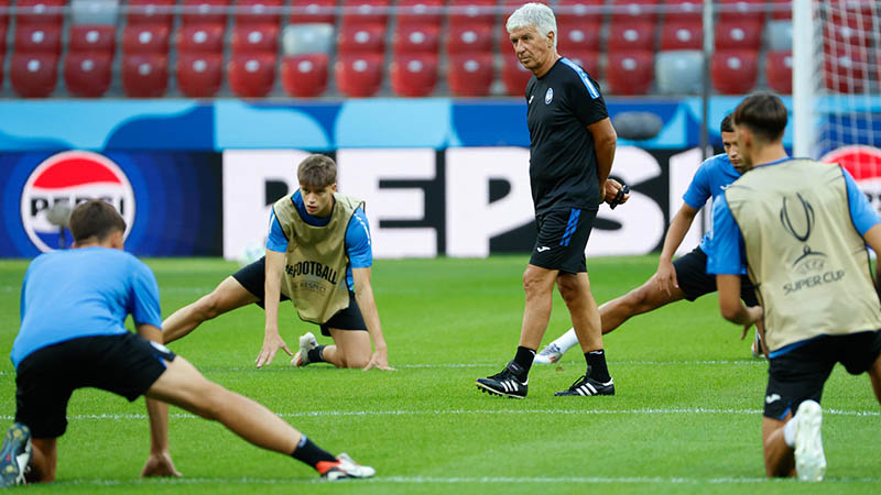 Entrenamiento Atalanta Supercopa Europa