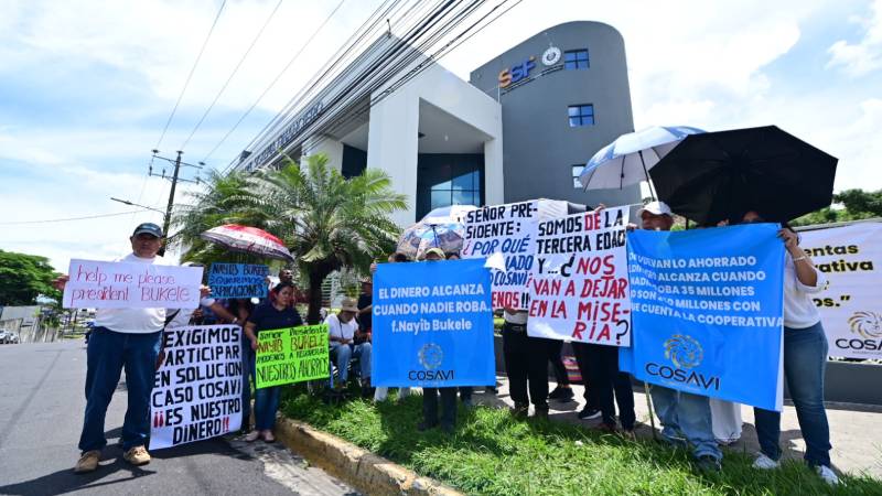 Protesta Caso COSAVI SS Financiero