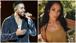 Romeo Santos y su pareja, la modelo dominicana Francelys Infante