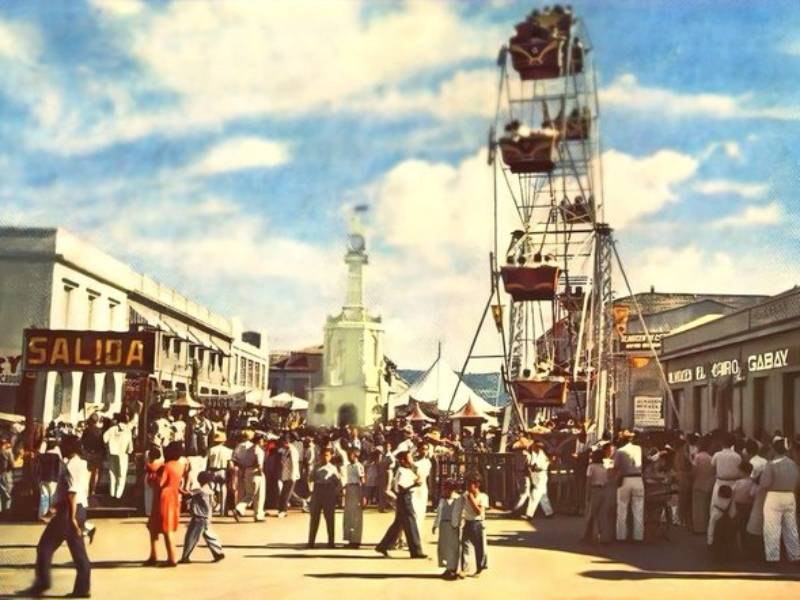 Parque 14 de julio en 1944