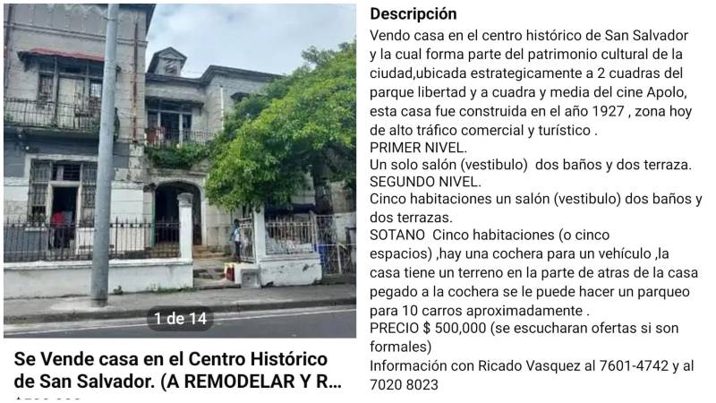 Residencia Samayoa en venta en Marketplace