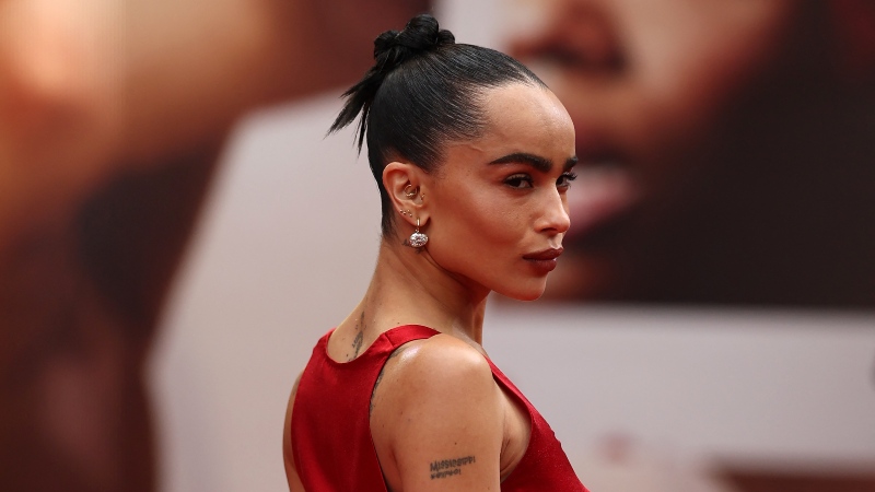 Zoë Kravitz actuará con Bad Bunny