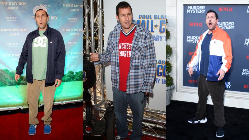 Adam Sandler y sus desenfados atuendos