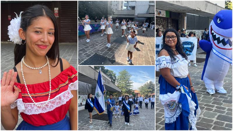 Eventos cívicos en Italia de la comunidad salvadoreña