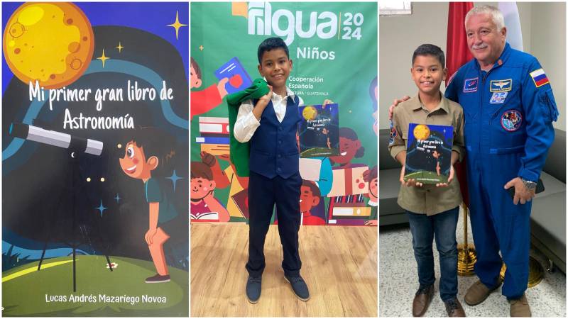 Lucas publica su primer libro de Astronomia