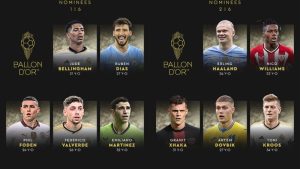 Nominados al Balón de Oro