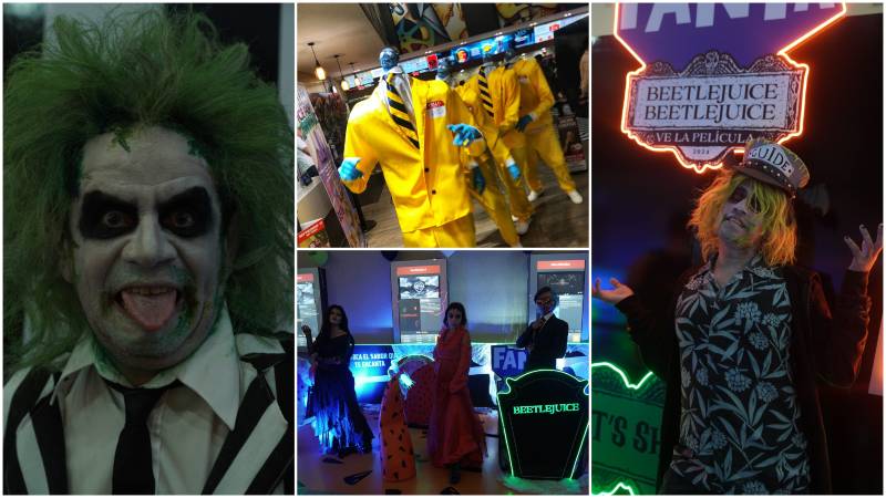 Estreno de "Beetlejuice 2" en Cinemark Metrocentro