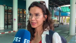 Silvia Bronchalo visita prision